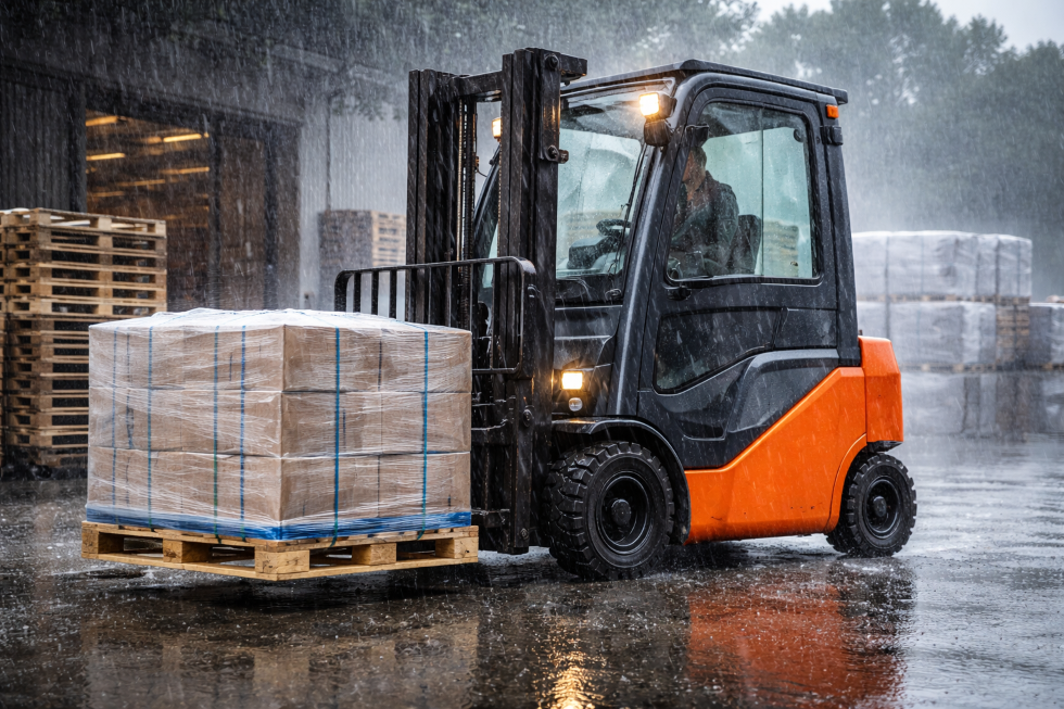 Can Electric Forklifts Be Used in the Rain?